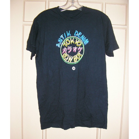 y2k nwot mens tokyo cowboy antik denim shirt medium - Picture 2 of 3